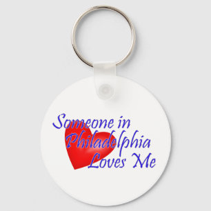 Jemand in Philadelphia Lieben Me Schlüsselanhänger