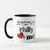 Jemand in Philly Tasse (Links)