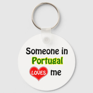 Jemand in Portugal Liebe mir Schlüsselanhänger