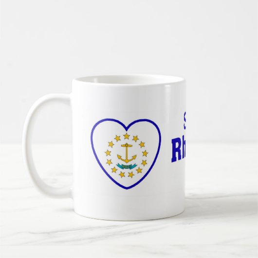 Jemand in Rhode Island Lieben ich Kaffeetasse (Links)