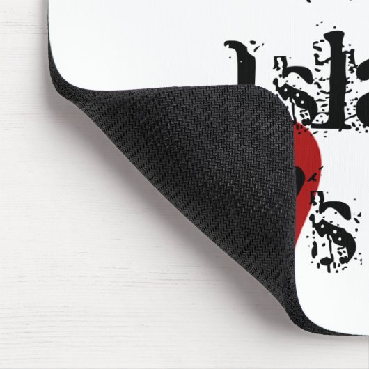 Jemand in Rhode Island Lieben ich Mousepad (Ecke)