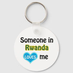 Jemand in Ruanda Lieben mir Schlüsselanhänger