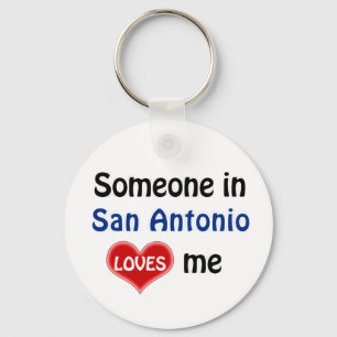 Jemand in San Antonio Lieben mir Schlüsselanhänger