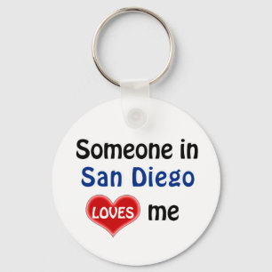 Jemand in San Diego Lieben mir Schlüsselanhänger