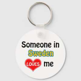 Jemand in Schweden Liebe mir Schlüsselanhänger