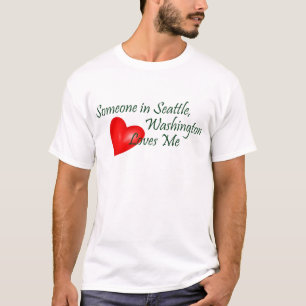 Jemand in Seattle-Lieben ich T-Shirt