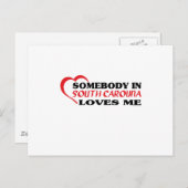 Jemand in South Carolina Lieben Me Shirts Postkarte (Vorne/Hinten)