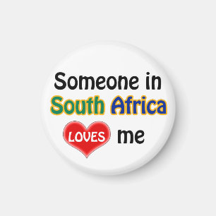 Jemand in Südafrika liebt mich Magnet
