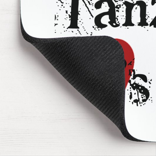 Jemand in Tanzania-Lieben ich Mousepad (Ecke)