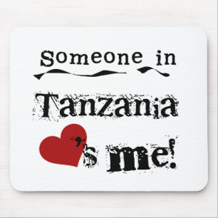 Jemand in Tanzania-Lieben ich Mousepad