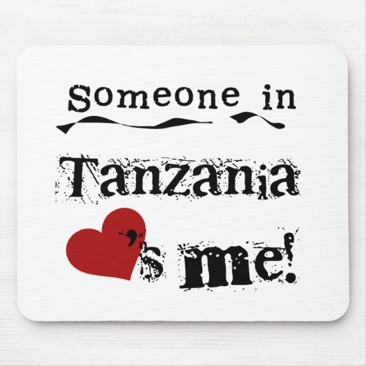 Jemand in Tanzania-Lieben ich Mousepad (Vorne)