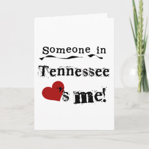 Jemand in Tennessee-Lieben Karte