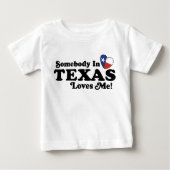 Jemand in Texas Lieben Baby T-shirt (Vorderseite)