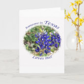 Jemand in Texas-Lieben ich Geschenk Karte (Gelbe Blume)