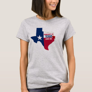 Jemand in Texas Lieben Ich höre, Niedlich Texas Fl T-Shirt