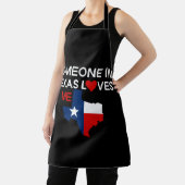 Jemand in Texas Lieben Ich Wertvoll Gott segne Schürze (InSitu)