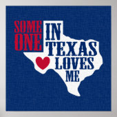 Jemand in Texas Lieben Me Poster (Vorne)