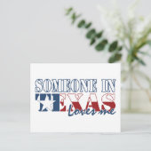 Jemand in Texas Lieben Me Postkarte (Stehend Vorderseite)