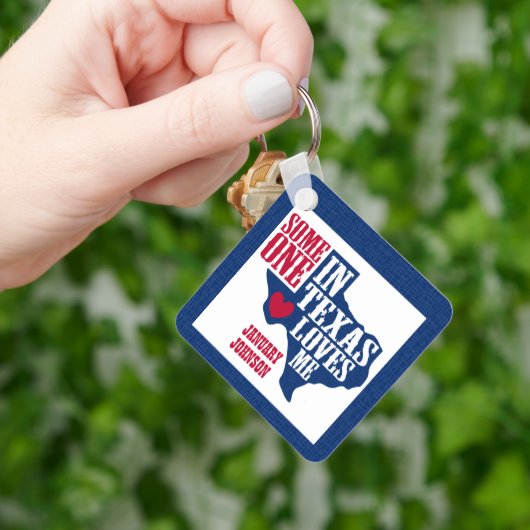 Jemand in Texas Lieben Me Schlüsselanhänger (Hand)