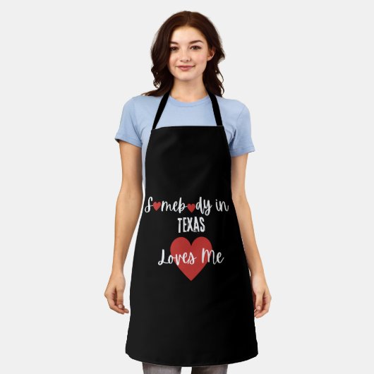 Jemand in Texas Lieben Me Schürze (Getragen)