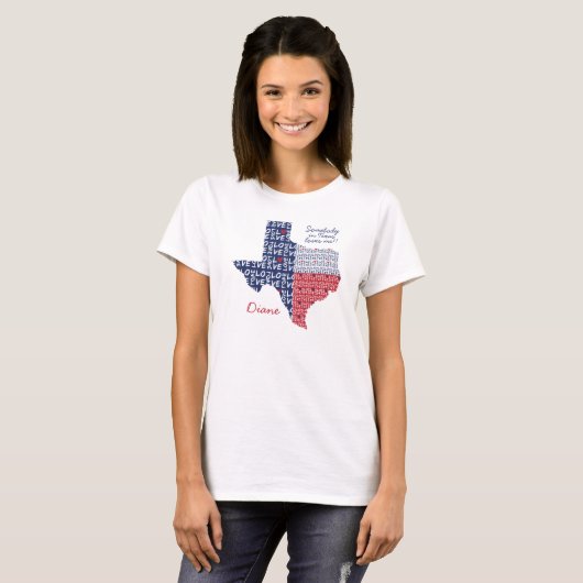 Jemand in Texas Lieben mich! T-Shirt (Vorne ganz)