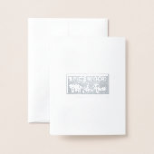 Jemand in Texas Lieben Sie Grußkarte Folienkarte (Rückseite mit Umschlag)