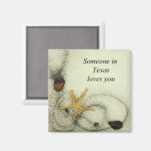 Jemand in Texas Lieben Sie - Magnet (Vorderseite/Rückseite)