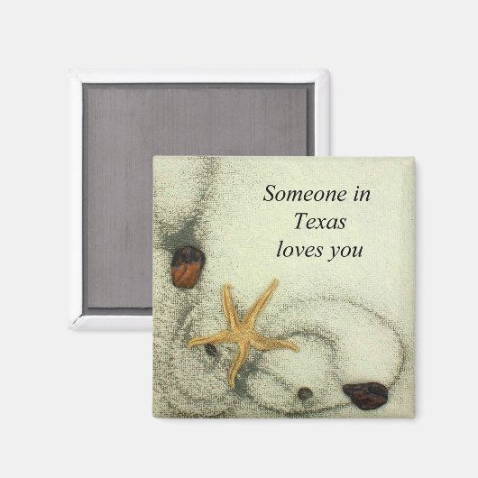 Jemand in Texas Lieben Sie - Magnet (Vorderseite/Rückseite)