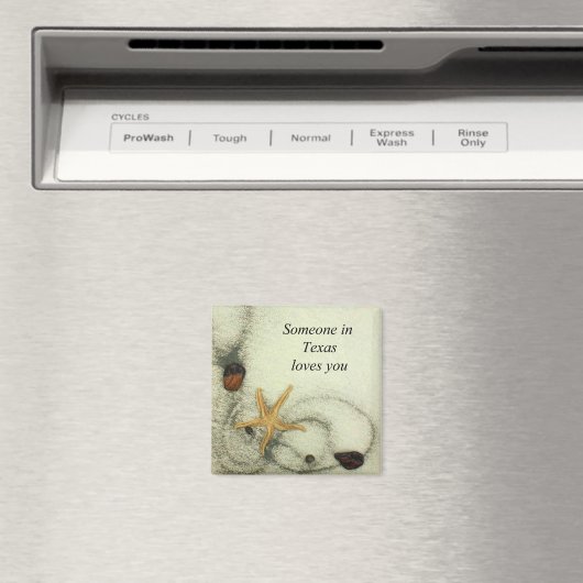 Jemand in Texas Lieben Sie - Magnet (In Situ (Geschirrspüler))