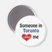 Jemand in Toronto Lieben mir Magnet (Vorderseite/Rückseite)