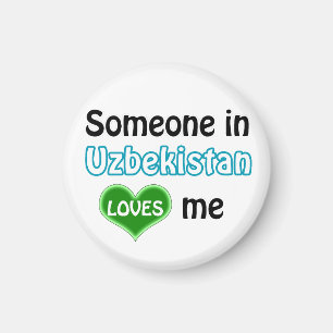 Jemand in Usbekistan Lieben mir Magnet