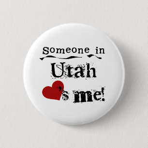 Jemand in Utah-Lieben ich Button