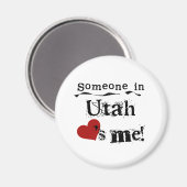 Jemand in Utah-Lieben Magnet (Vorderseite/Rückseite)