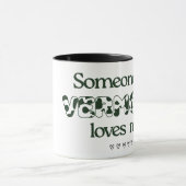 "Jemand in Vermont Lieben Me" Zwei-Töne-Kaffee-Tas Tasse (Zentrum)