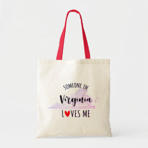Jemand in Virginia Liebe Me Tote Bag Tragetasche