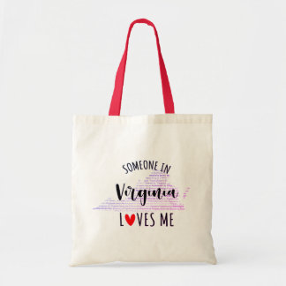 Jemand in Virginia Liebe Me Tote Bag Tragetasche
