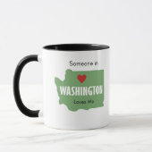 Jemand in Washington Lieben Me Kaffee Tasse (Links)
