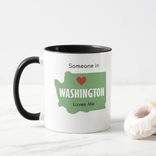 Jemand in Washington Lieben Me Kaffee Tasse