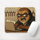 Jemand irrt sich im Internet - Faultier-Mauspad Mousepad (Mit Mouse)