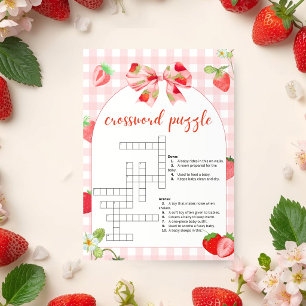 Jemand ist Berry süß Kreuzworträtsel Einladung