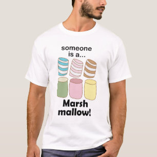 Jemand ist ein Marshmallow Lustiger Lebensmittel-S T-Shirt
