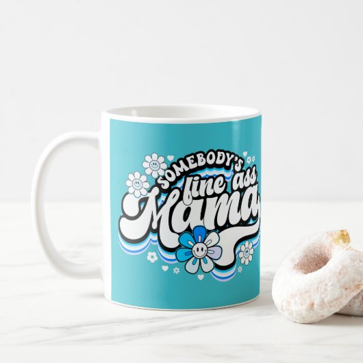 Jemand ist gut Mama Kaffeetasse (Mit Donut)