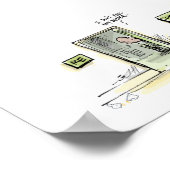 Jemand ist noch schlimmer vor dem Drucken Poster (Ecke)