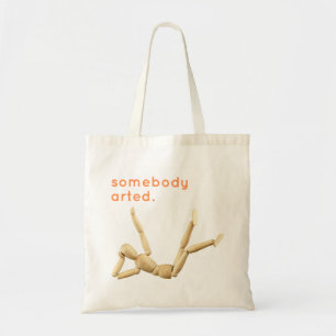 Jemand Kunstgarage Tote Tasche