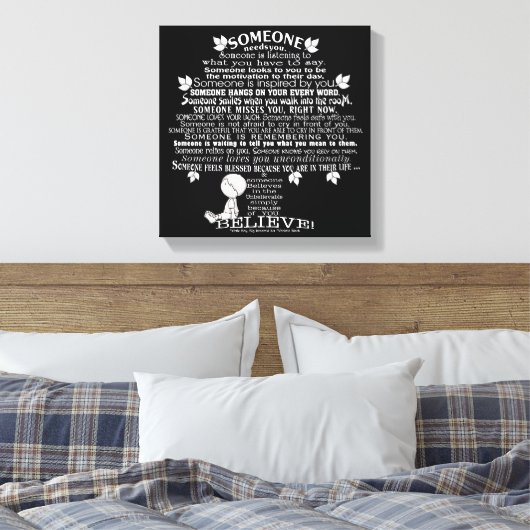 JEMAND LEINWANDDRUCK (Insitu (Schlafzimmer))