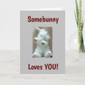 JEMAND LIEBE SIE....****ME**** EASTER CARD KARTE (Vorderseite)