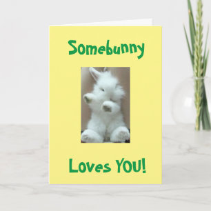 JEMAND LIEBE SIE....****ME**** EASTER CARD KARTE