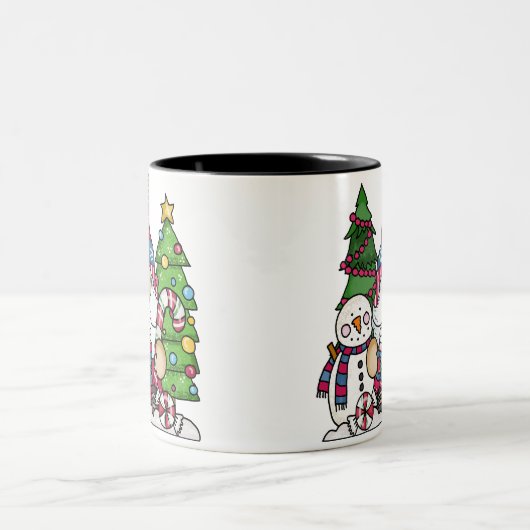 Jemand Lieben heiß Kakao wie ich! Zweifarbige Tasse (Mittel)