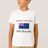 Jemand Lieben ich in NEUSEELAND T-Shirt (Vorderseite)