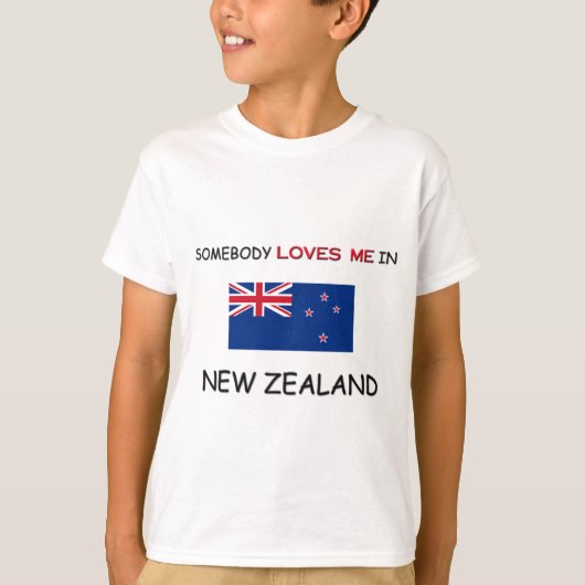 Jemand Lieben ich in NEUSEELAND T-Shirt (Vorderseite)